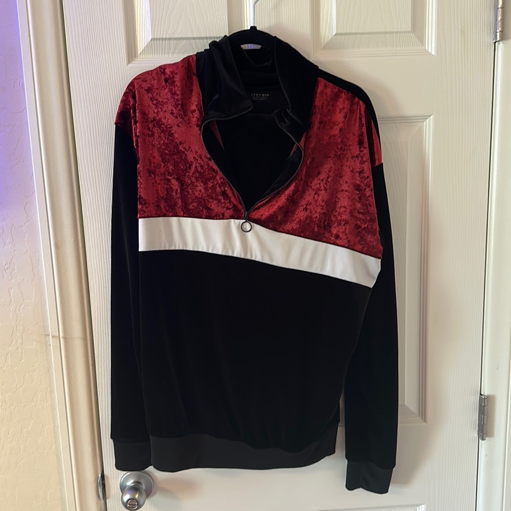 Men’s Zara suede set